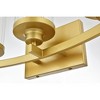 Elegant Lighting Saanvi 3 light Chrome and Clear Bath Sconce - 4 of 4