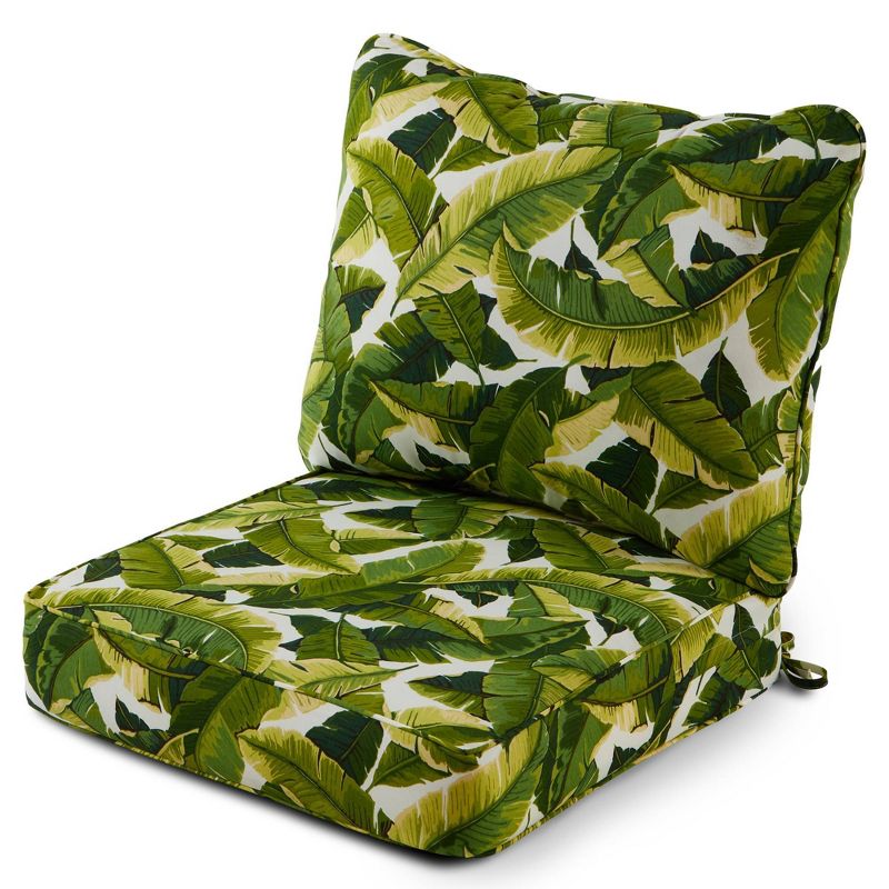 Kensington Garden 2pc Outdoor Chair Back Cushion Set, 1 of 7