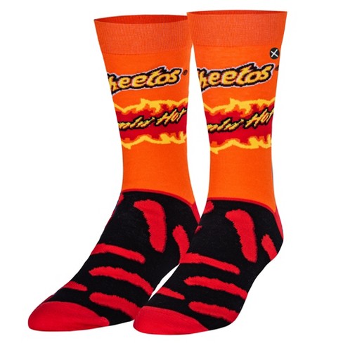 Odd Sox, Flamin Hot Cheetos, Funny Novelty Socks, Large : Target