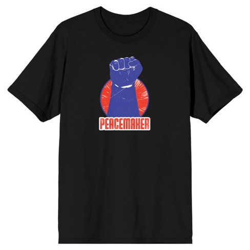 Peacemaker Violet Clenched Fist Men's Black T-shirt-xl : Target