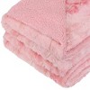 PAVILIA Tie-Dye Faux Fur Throw Blanket, Furry Fuzzy Fluffy Shaggy Plush  Warm Reversible Thick for Bed Couch Sofa, Pink/Twin - 60x80