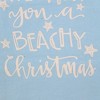 Decorative Towel Wish You A Beachy Christmas 100% Cotton Kitchen Ocean Sand 100525 - 3 of 3