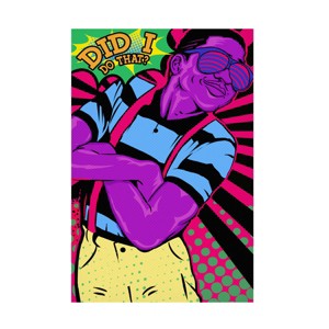 Trademark Fine Art -ALI Chris 'Steve Urkel' Canvas Art - 1 of 4