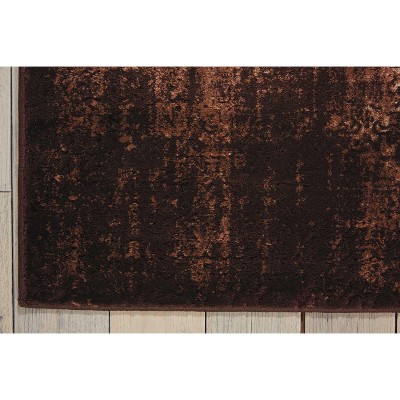 Latte Geometric 5' x 7' Stain-Resistant Synthetic Area Rug