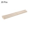 Unique Bargains Arts Crafts Garden Christmas Decoration Round Natural Wood Sticks 20 Pcs - 3 of 4