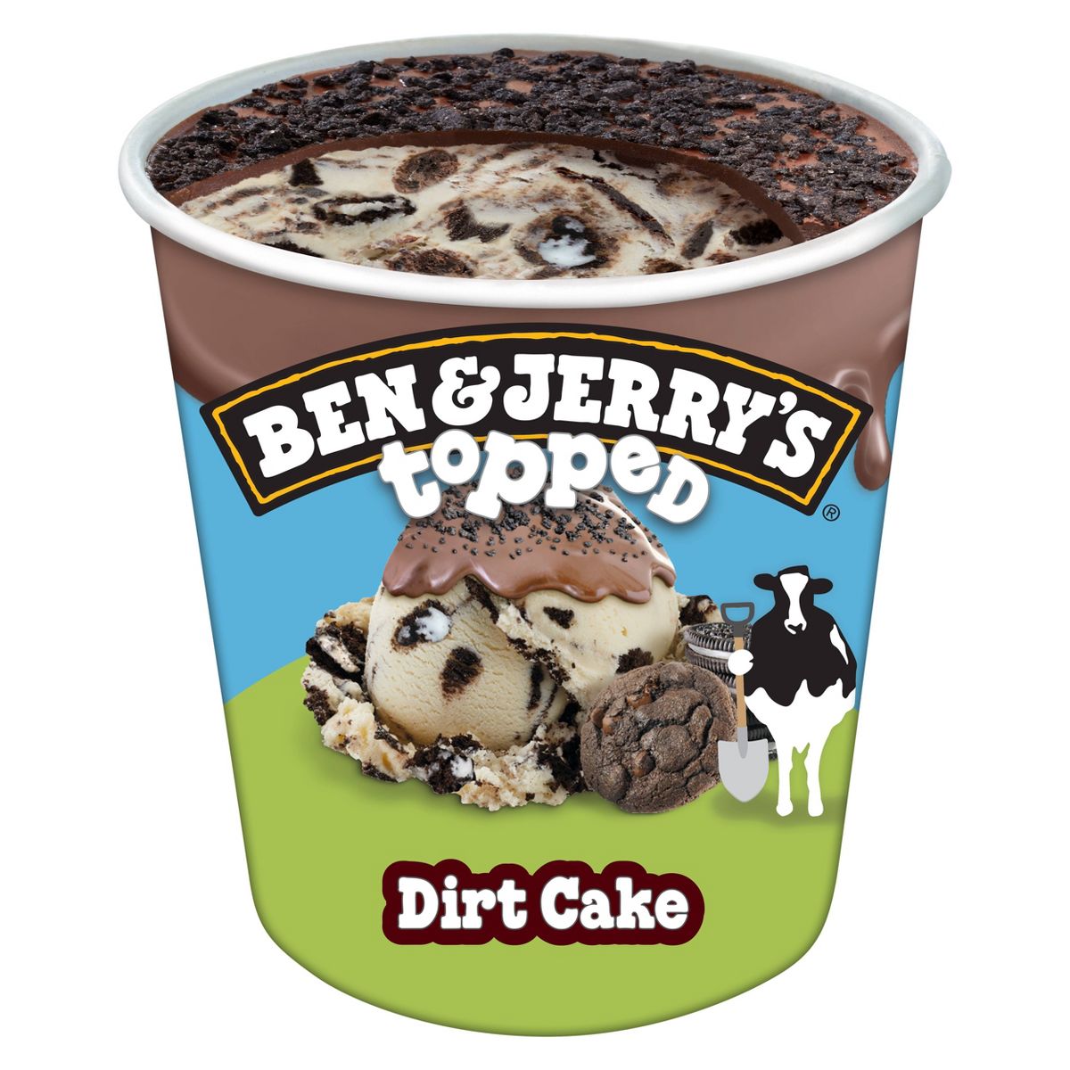 Ben & Jerry's Topped Ice Cream Dirt Cake Frozen Dessert - 15.2oz - thumbnail 2