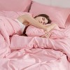 Bedsure Comforter Set – Solid Diamond Pintuck Design Bedding, Elegant and Soft Bed in a Bag for All Seasons - 2 of 4