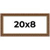 PosterPalooza | Panoramic Classic Gold Picture Frame - UV Acrylic, Foam Board Backing, Hanging Hardware - 2 of 4