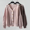 Clearlove Cardigan Sweaters for Women Button Down Oversized Knit Outerwear Cardigan - 3 of 4