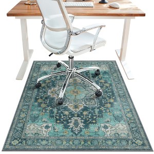 Abynow Medallion Distressed Persian Indoor Area Rug - 1 of 4