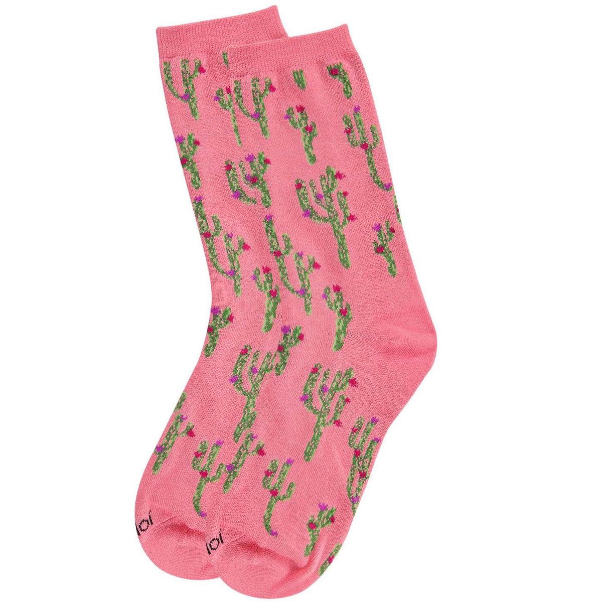 Memoi Cactus Bamboo Blend Crew Socks - thumbnail 8