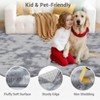 Plush Fuzzy Rugs Ultra Soft Fluffy Furry Rugs Non Slip Non Shedding Area Rug Indoor Carpet Nursery Rugs for Kids Room Bedroom Home Decor - 4 of 4