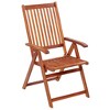 vidaXL Folding Patio Chairs 2 pcs Solid Acacia Wood Brown - 3 of 4