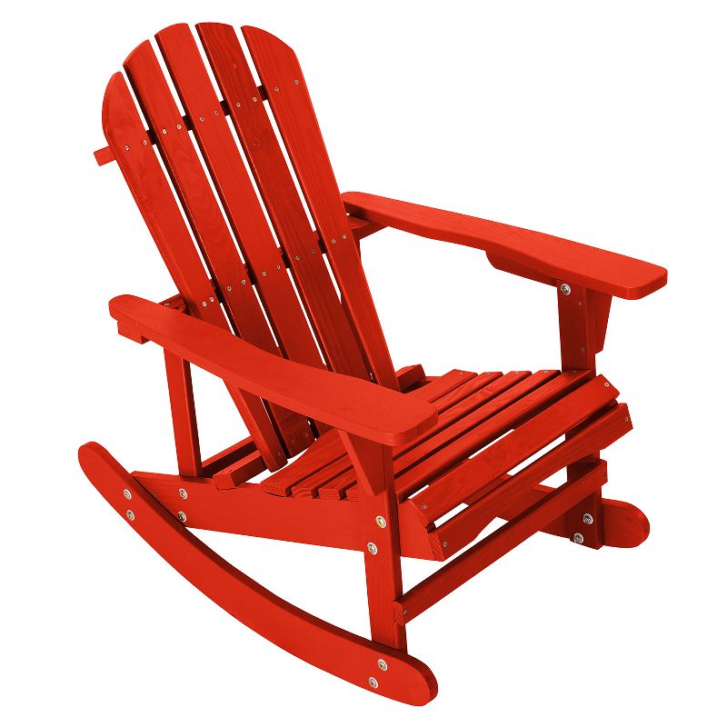 Saint Birch Adirondack Wooden Rocking Chair, 2 of 5