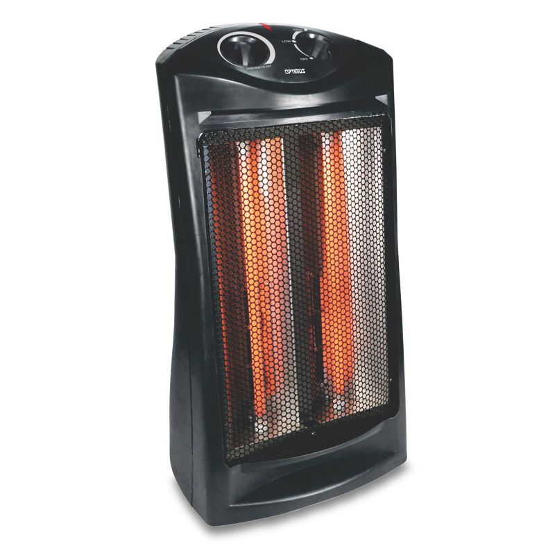 Optimus Fan Forced Tower Quartz Heater with Thermostat, 1 of 6