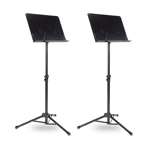 Musician's Gear Tripod Orchestral Music Stand Regular Black - 2 Pack - image 1 of 4