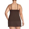 Lands' End Women's Chlorine Resistant Smoothing Control High Neck Tankini Swimsuit Top - 2 of 4