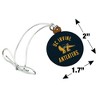 UC Irvine Anteaters Logo Mini Small Tiny Wood Christmas Tree Holiday Ornament - 4 of 4