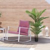 KWPZQEB  Artificial Areca Palm Plant, Faux Plants Indoor with Planter, Fake Plant Fake Tropical Plants with Real Touch Leaves for Home, 2pcs/set - 3 of 4