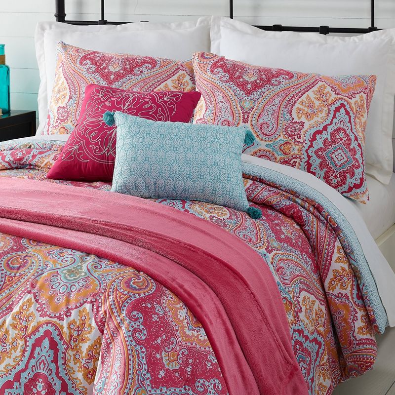 Jessica Simpson 6pc Candes Comforter Set Pink, 3 of 15