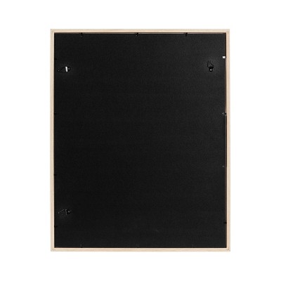 Classic White and Natural 16x20 Tabletop and Wall Photo Frame Set