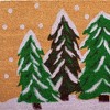 HomeRoots 24" X 36" Brown Green And White Christmas Trees Outdoor Coir Door Mat - 4 of 4