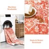 Washable Rug Vintage Medallion Non Slip Non Shedding Rugs Low Pile Foldable Accent Rug for Living Room Bedroom - 4 of 4