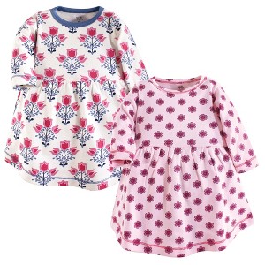 Luvable Friends Touched by Nature Long-Sleeve Dresses 2pk - 1 of 1