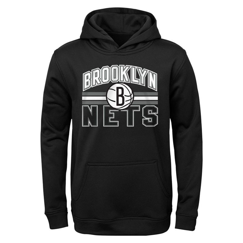 NBA Brooklyn Nets Youth Poly Hooded Sweatshirt, 1 of 2