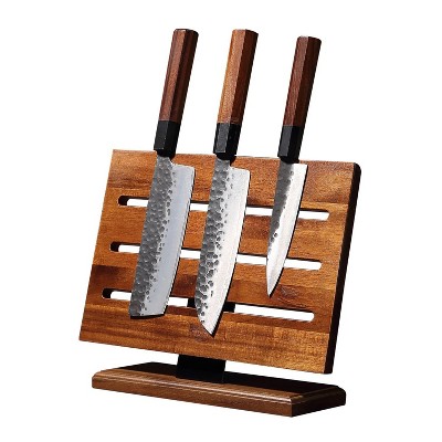 LunaLulinlk Kitchen Magnetic Knife Block Holder