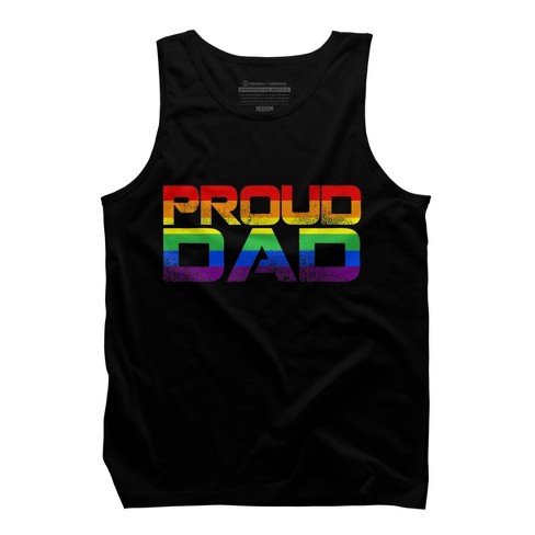 Adult Design By Humans LGBTQ+ Proud Dad Father's Day By KangThien Tank Top - image 1 of 2