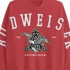 Men's Budweiser Crewneck Sweatshirt - Red - 3 of 3