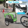 FDW 2-in-1 Dog Stroller & Bike Trailer Weatherproof Pet Carrier with Removable Hitch & Spacious Interior Bicycle Trailer Jogger Stroller for Medium and Large Dogs - 4 of 4