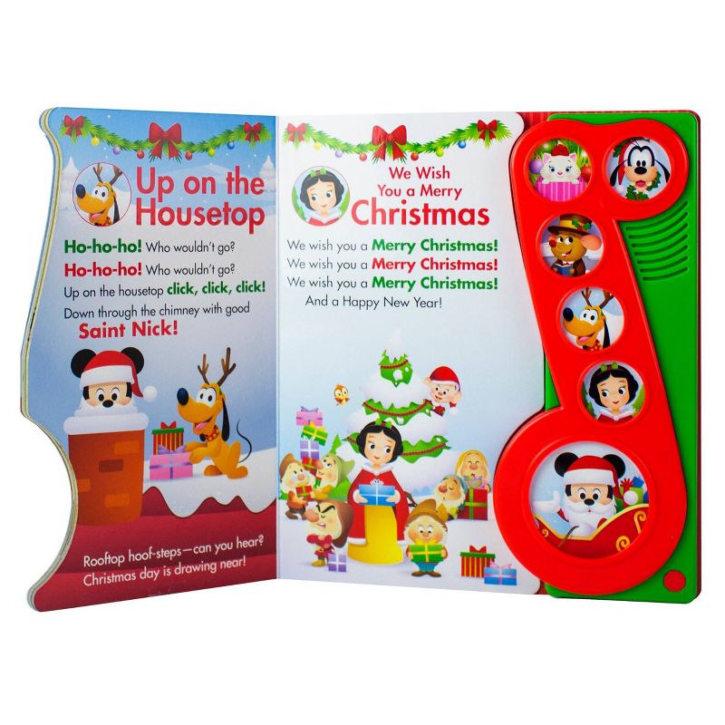 Disney Baby - Mickey Mouse Christmas Jill Bells Sing-Along Sound Book (Board Book), 3 of 5