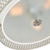 CWI Lighting Mikayla 3 Light Drum Shade Chandelier With Satin Nickel Finish - 4 of 4