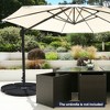 Tangkula Patio 4PCS 185lbs Heavy Duty Cantilever Offset Umbrella Base Stand Water Outdoor - 2 of 4