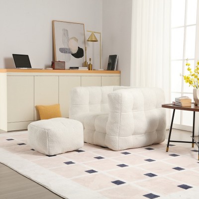 LIVAREEmlen Single chair comfortable seat, the seat is soft and comfortable, suitable for small living room space single sofa