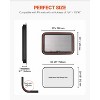 VEVOR RV Exit Window, 30" W x 20" H Tinted RV Window with Net Screen and Trim Ring, Fit for 1 1/4" - 1 13/16" Thickness Wall, Black - 3 of 4