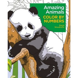 Amazing Animals Color by Numbers - (Sirius Color by Numbers Collection) by  David Woodroffe (Paperback) - 1 of 1