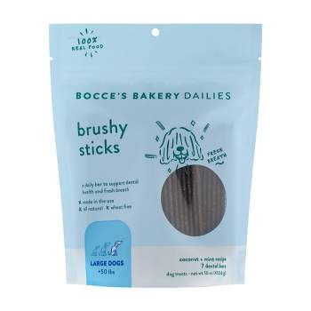 Bocce's Bakery Brushy Stick with Peppermint Dog Treats - L - 16oz