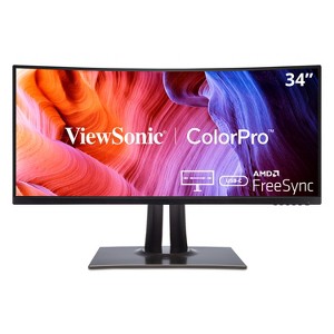 ViewSonic VP3481a ColorPro 34" WQHD+ Curved Monitor with FreeSync  -Manufacturer Refurbished - 1 of 4