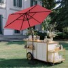 Yescom 7.5ft Outdoor Patio Umbrella with Base Included Heavy Duty Weighted Stand Holder with Scale Tilt Sunshade Garden Parasol for Yard Market Pool - 2 of 4