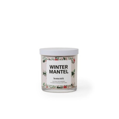 7.5oz Winter Mantel Candle - Homesick