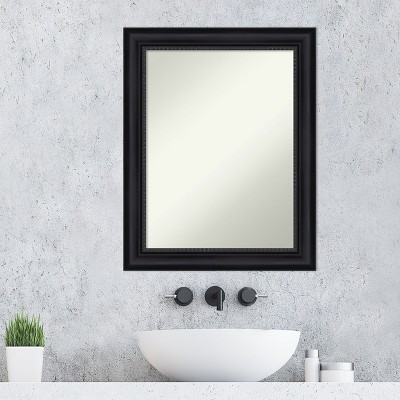 Astor Black Matte Finish Rectangular Bathroom Vanity Mirror