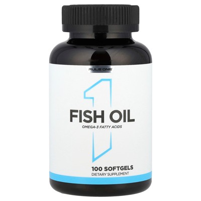 Rule One Proteins Fish Oil, 1 g, 100 Softgels