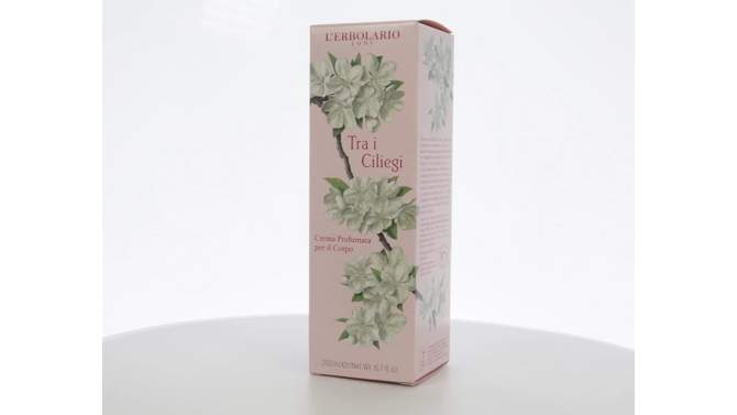 L'Erbolario Tra I Ciliegi Perfume Body Cream - Firming Body Lotion - 6.7 oz, 2 of 7, play video