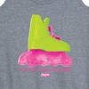 Women's - Barbie - Rollerblading Barbie the Movie Graphic Racerback Tank - 2 of 4