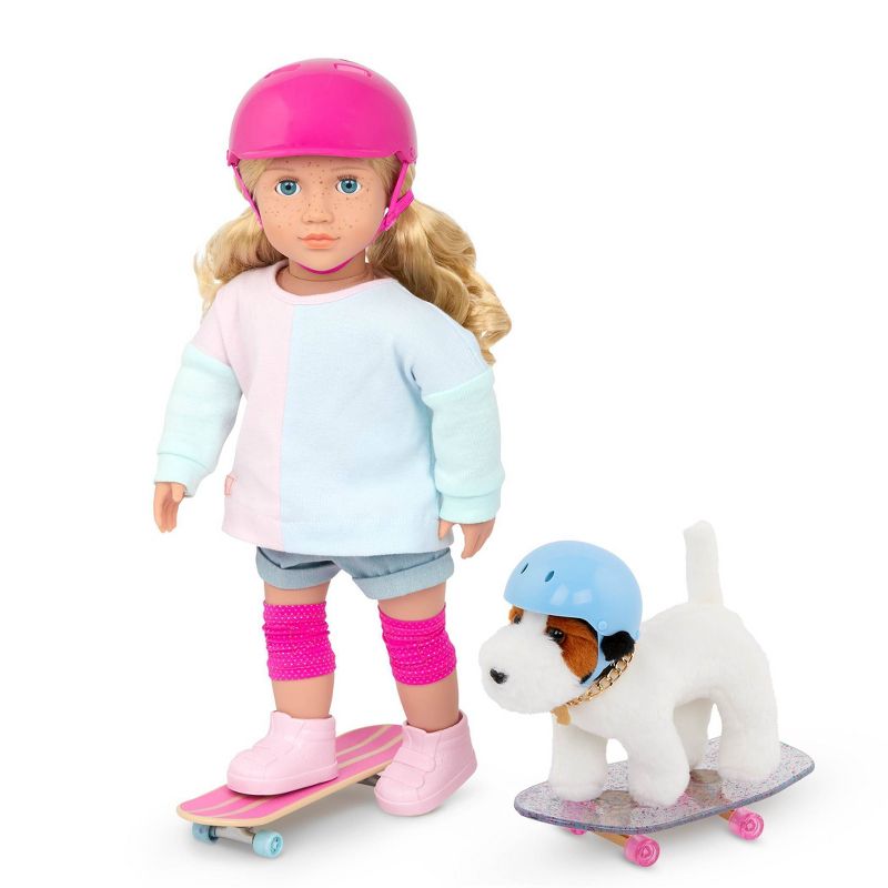 Our Generation Pro Skater Pup Posable 6&#34; Pet Accessory Set, 4 of 8