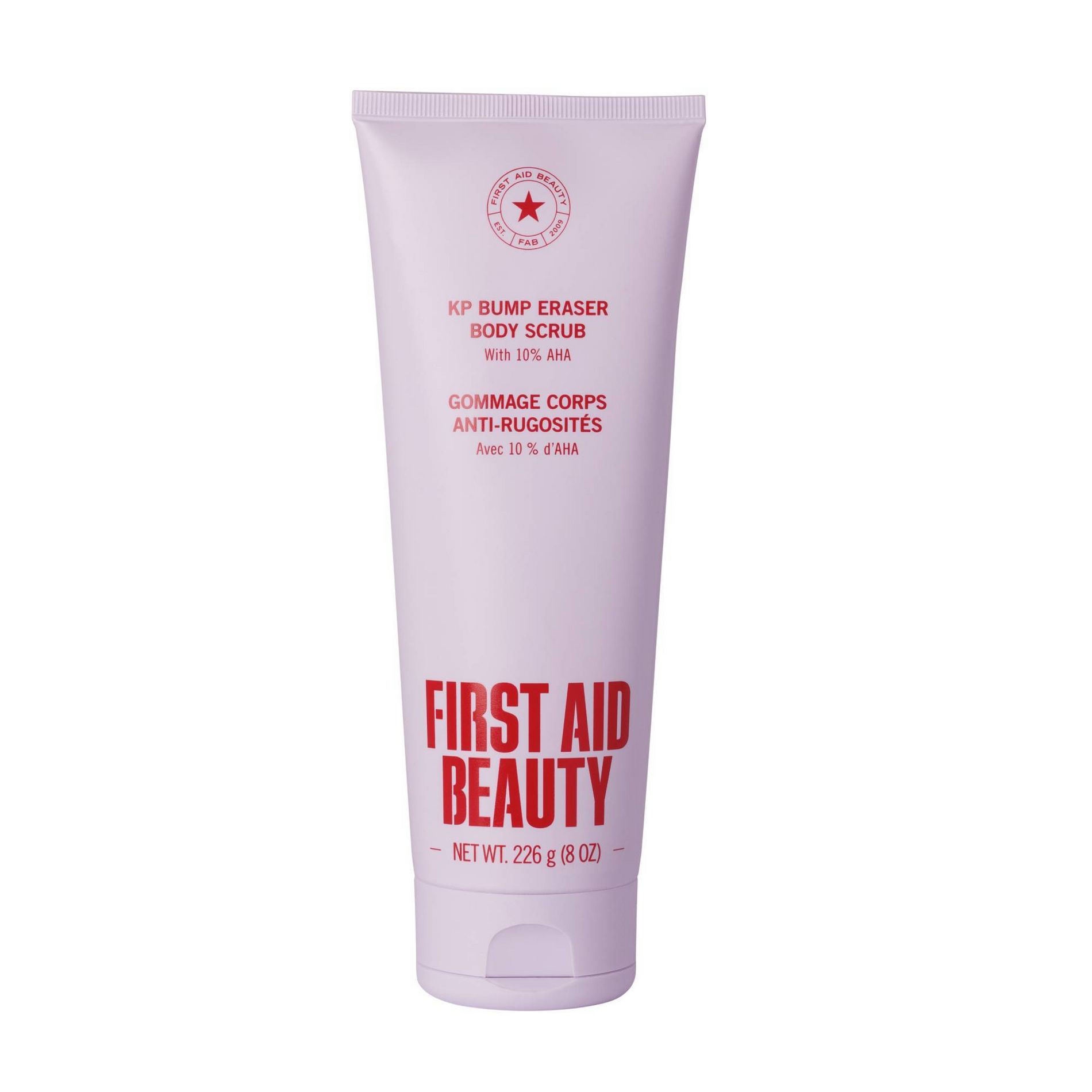 FIRST AID BEAUTY KP Bump Eraser Body Scrub with 10% AHA Fragrance-free - Original - 8.0oz - Beauty Studio