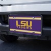 Graphics and More LSU Wordmark with Jersey Stripes Novelty Metal Vanity Tag License Plate - 3 of 4